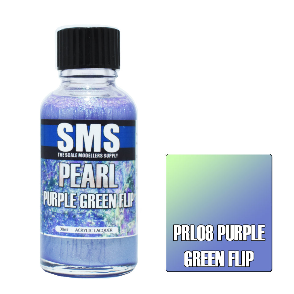 SMS Airbrush Paint 30Ml Pearl Purple Green Flip