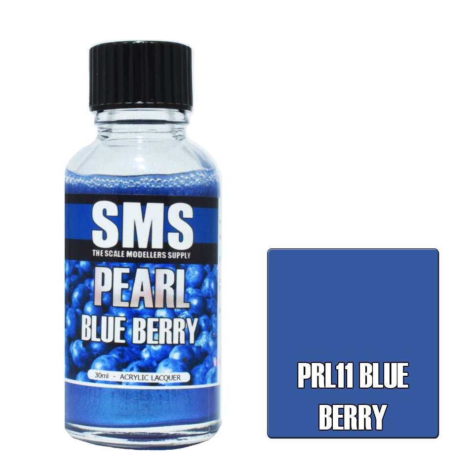 SMS Airbrush Paint 30Ml Pearl Blue Berry