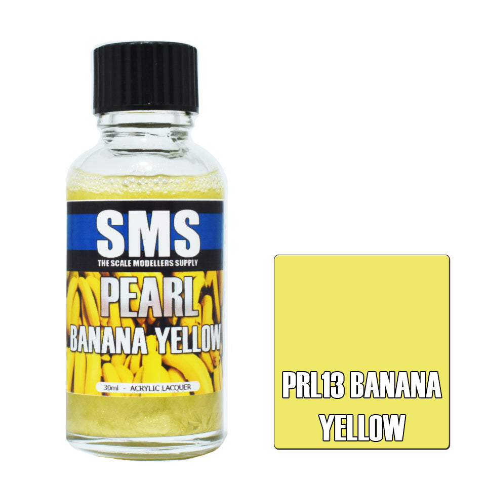 SMS Airbrush Paint 30Ml Pearl Banana Yellow