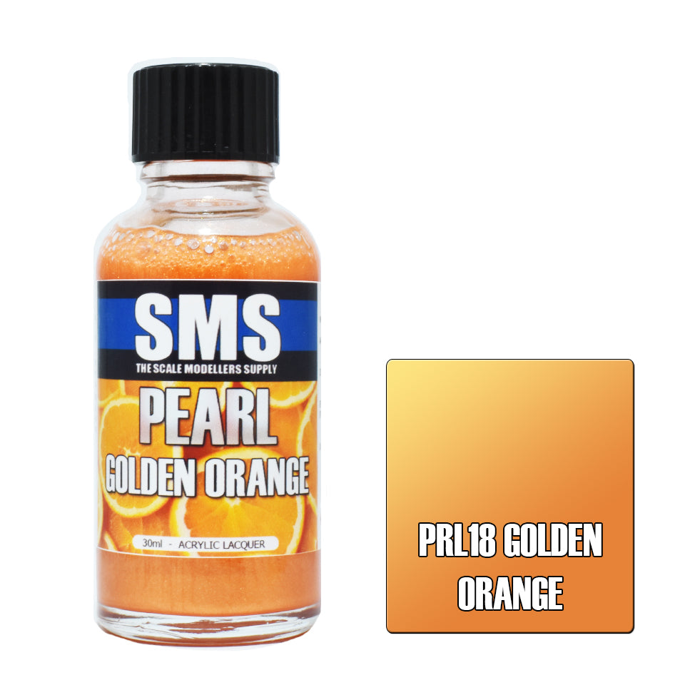 SMS Airbrush Paint 30Ml Pearl Golden Orange