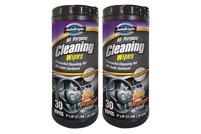 Auto Bright All Purpose Cleaning Wipes 30 Per Pack