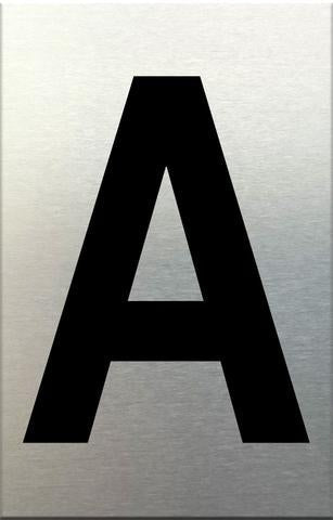 MG Aluminium Letters - Self Adhesive 75mm A