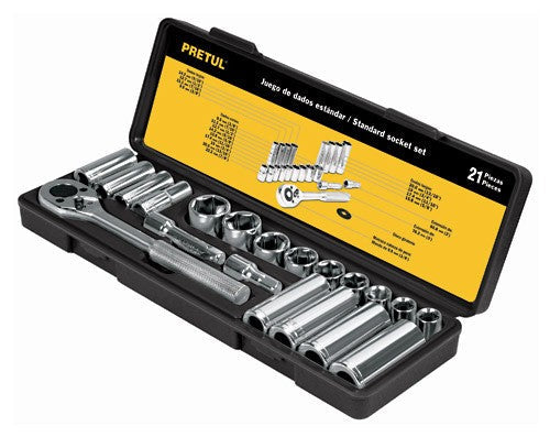 Pretul Socket Set 3/8Drive - Metric 21-pce