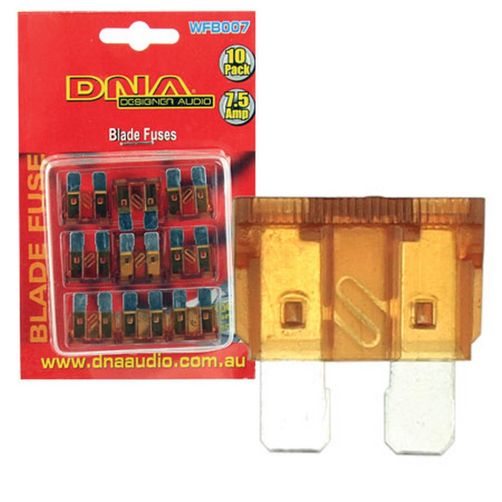 Blade Fuses Standard 7.5 Amp Fuse Ato 10 Pack