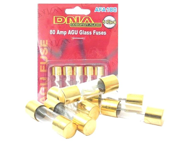 AGU FUSES 80 AMP GOLD FUSE 5 PACK