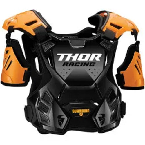 CHEST PROTECTOR THOR MX GUARDIAN YOUTH SMALL MEDIUM BLACK ORANGE