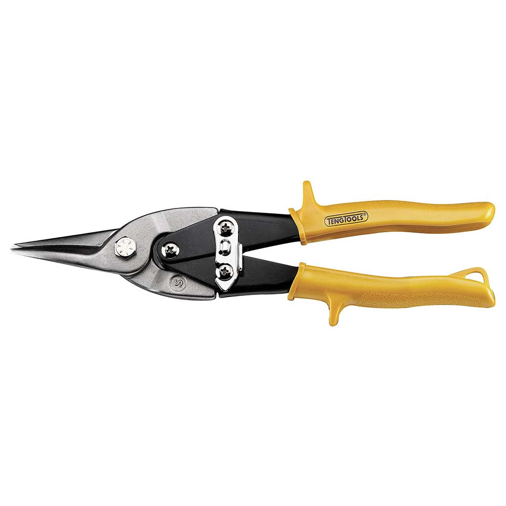 Teng 10in High Leverage Tin Snip - Straight