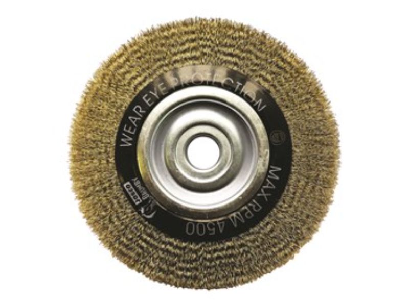 JOSCO Brush Wheel CR 200x20xMB 0.30 Brass Coated