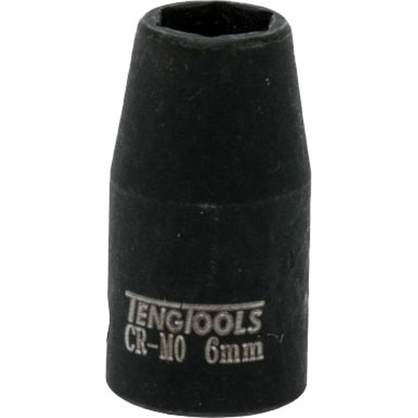 Teng 1/4in Dr. 6mm Impact Socket Din
