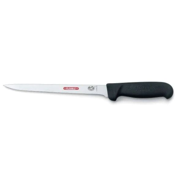 Filleting Knife 5.3763.20Cm Black Handle Victorinox