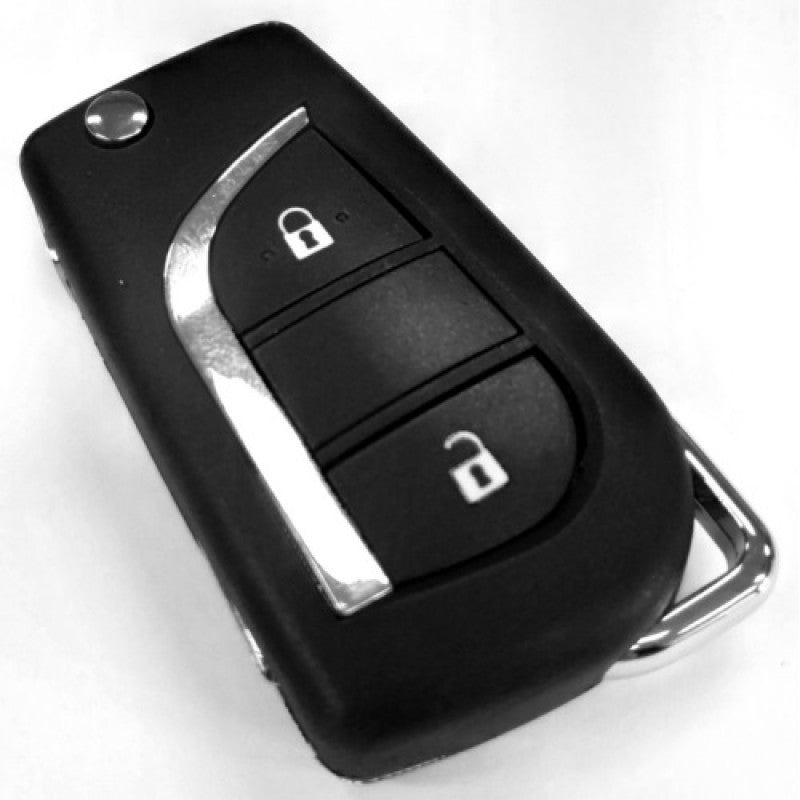 TOYOTA VARIOUS MODELS 2 BUTTON REMOTE SHELL REPLACEMENT