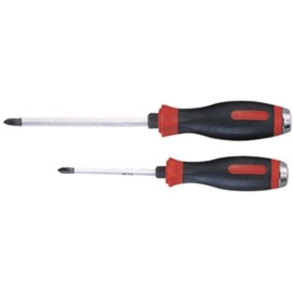 KING TONY SCREWDRIVER H/DUTY PHIL 8X150MMX3 HANG SELL DISPLAY