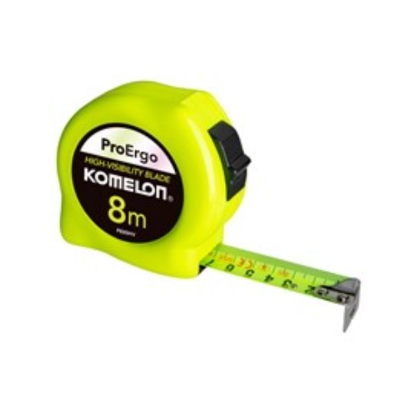 KOMELON 8MX25MM PROERGO HIGH VIZ BLADE POCKET TAPE