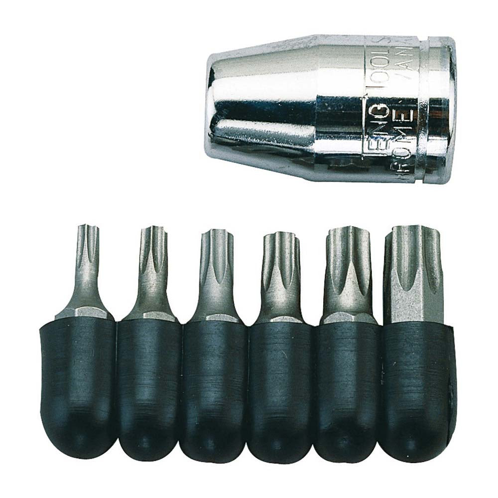 Teng 7pc 3/8in Dr. TX Bit Set - TX10-TX40
