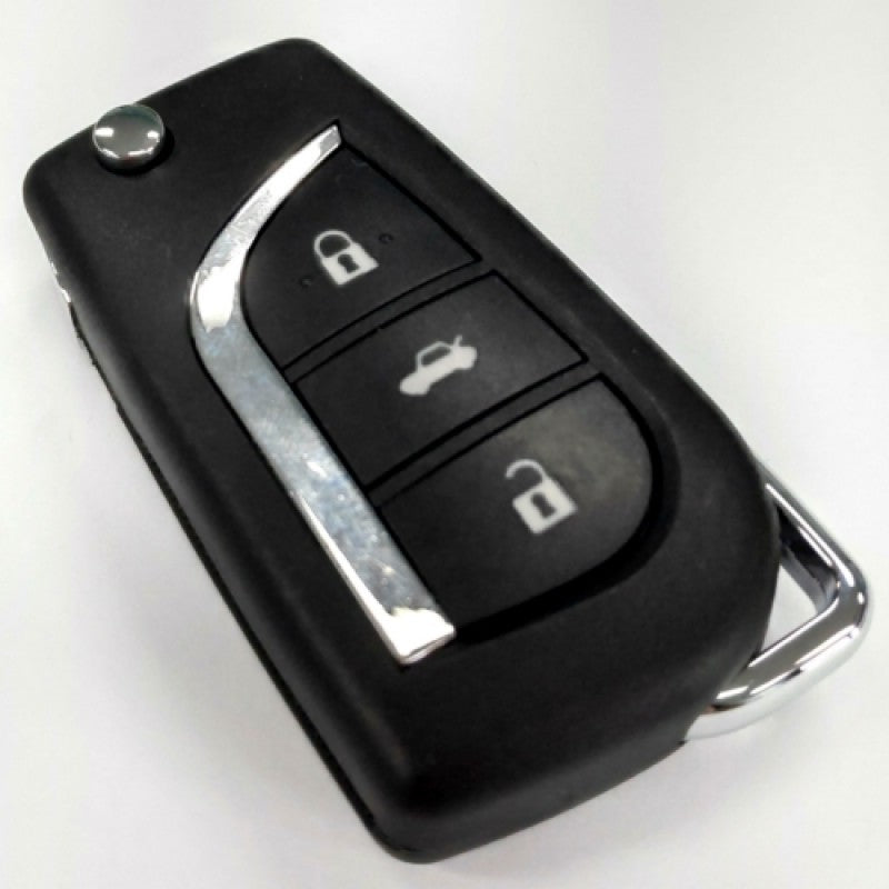 TOYOTA VARIOUS MODELS 3 BUTTON REMOTE SHELL REPLACEMENT