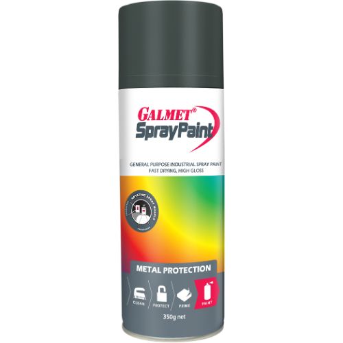 Galmet Spray Paint Flat Black 12 Pack