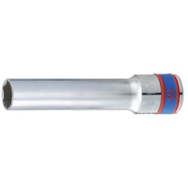KING TONY 1/2DR-8MM 6pt DP socket 120MM LG HANG SELL DISPLAY