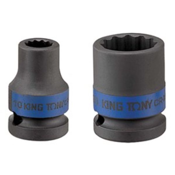 KING TONY 1/2DR 12PT IMPCT SOCKET - 32mm HANG SELL DISPLAY
