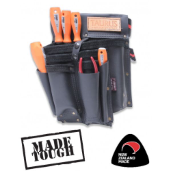 TAURUS LEATHER SUPERIOR LINESMANS TOOL POUCH
