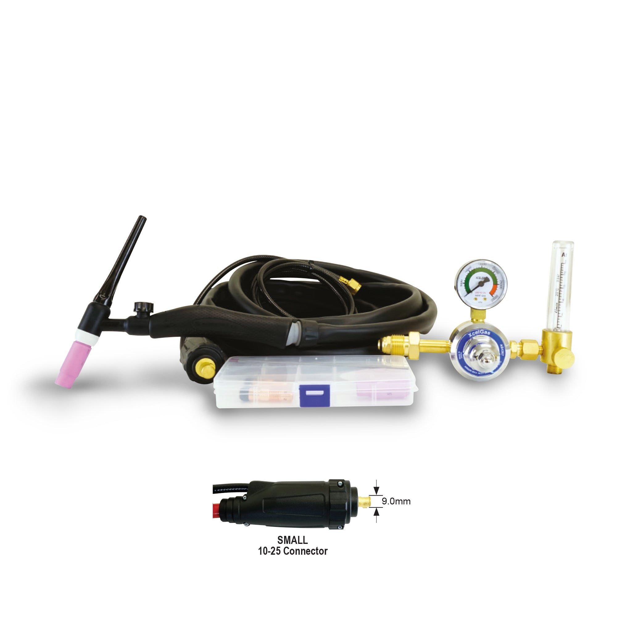 TIG TORCH Suregrip TIG Torch + Regulator 3/8 Pin