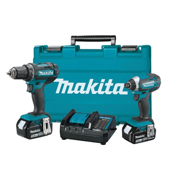 MAKITA 18V KIT DDF482+DTD152 2x5Ah