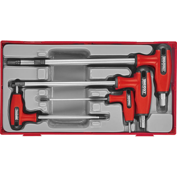 Teng 7pc T-Handle Metric Hex Driver Set N - TC-Tray