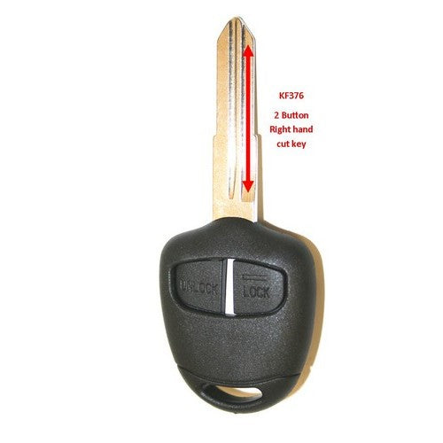 SHELL/KEY REPLACEMENT 2 BUTTON MITSUBISHI