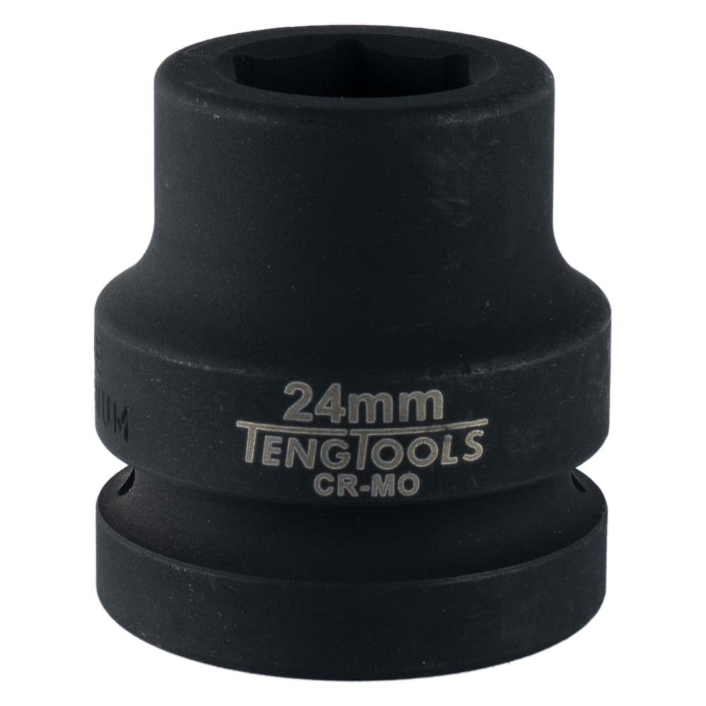 Teng 1in Dr. Impact Socket 24mm Din
