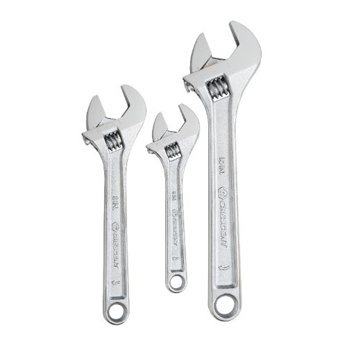 CRESCENT WRENCH SET 6 INCH 8 INCH 10 INCH,ADJ CHROME