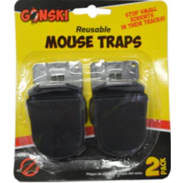 Mouse Traps - Plastic Gonski 2-Pce Redback