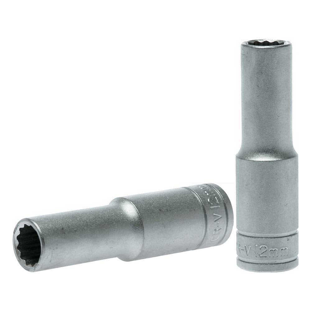 Teng 1/2in Dr. Deep Socket 12mm 12Pnt