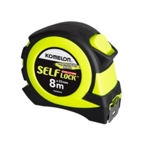 KOMELON FULL AUTO SELF LOCK POCKET TAPE HIGH VIZ BLADE