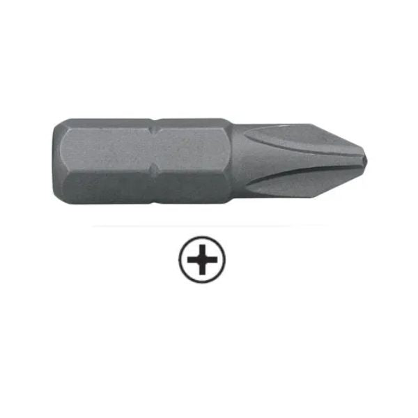 BLU-MOL XTREME IMPACT INSERT BIT PHILLIPS No.2 x 25mm 10 PK CLAM