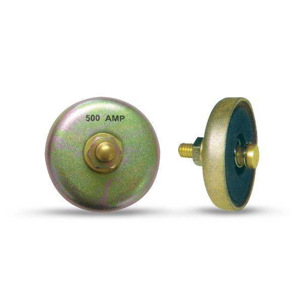 Magnetic Earth Clamp 500Amp - 12mm Brass Stud