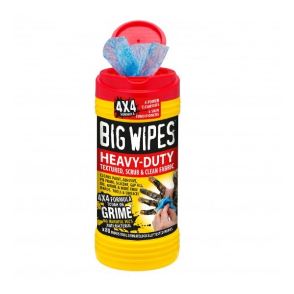 BIG WIPES HEAVY DUTY 4X4 TUB OF 80