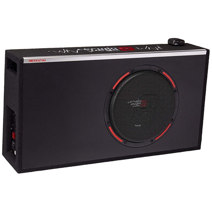 CERWIN VEGA 12IN BOX SUBWOOFER AND AMPLIFIER ACTIVE 400W