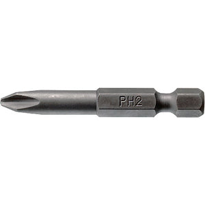 Teng 3Pc 1/4in Hex PH#3 Bit x 50mm L