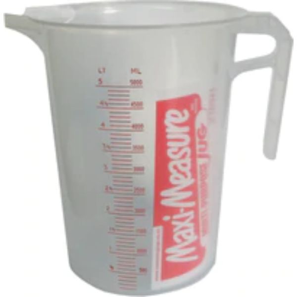 Measures - Maxi - Plastic 5L 5-Litre Ea