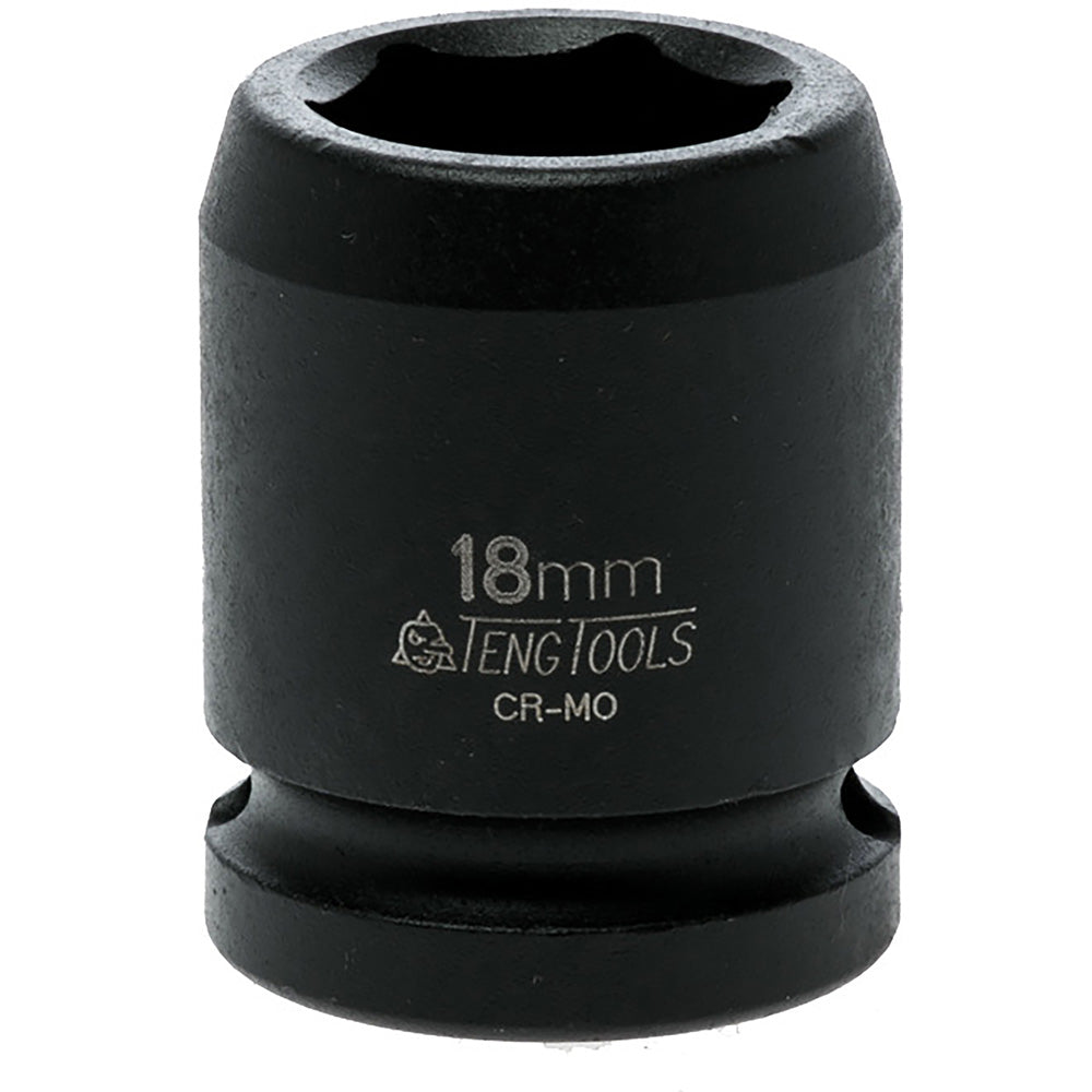 Teng 1/2in Dr. Impact Socket 18mm DIN