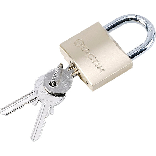 Tactix Padlock 40mm 1-5/8in Brass