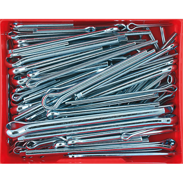 Champion 93Pc Split Pin Cotter Assortment Lrg Sizes Zinc