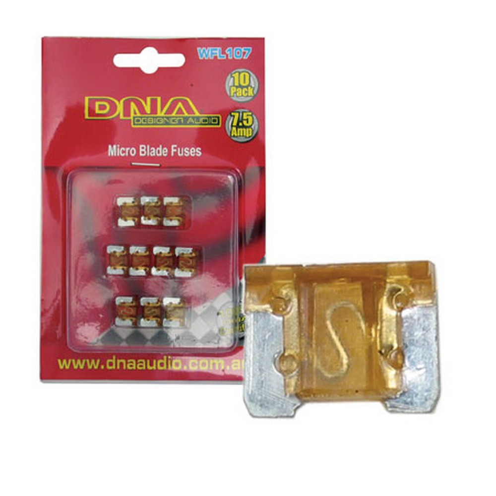 Blade Fuses Mini 7.5 Amp Low Profile Fuse Att 10 Pack