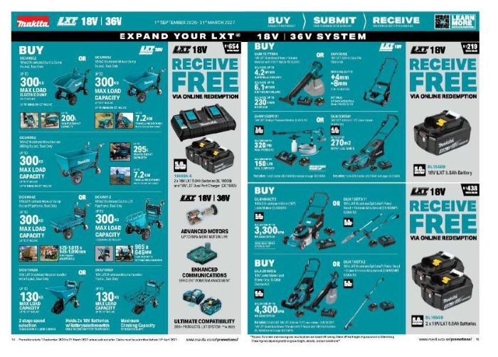 Makita Rule the Outdoors 26-27 18V
