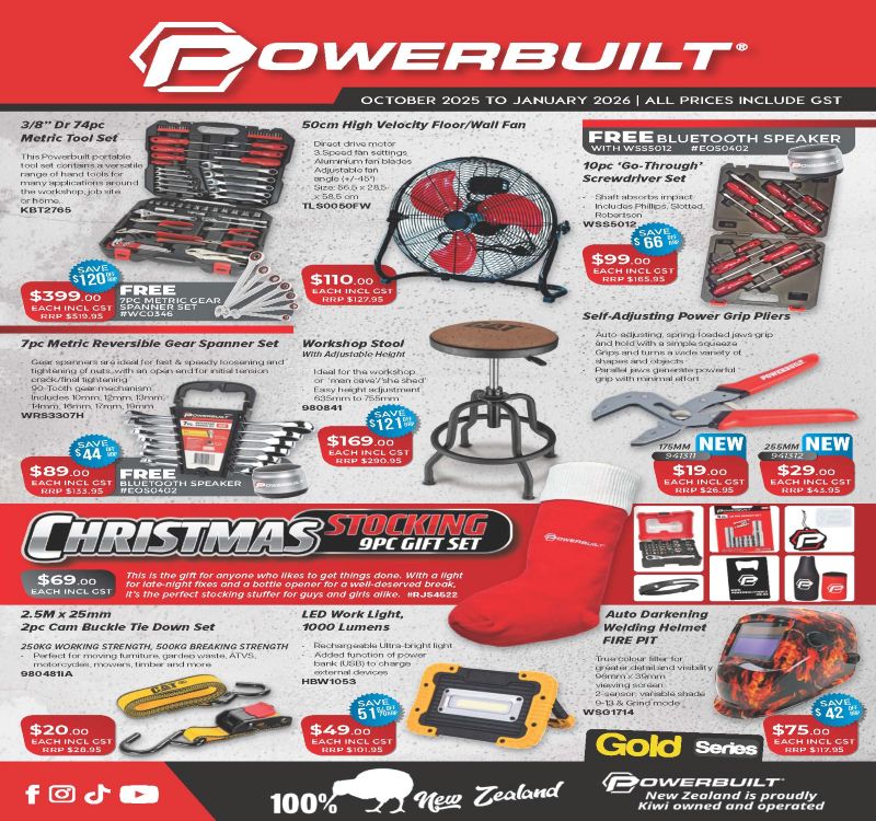 Powerbuilt Retail Flyer - October 2025 till January 2026
