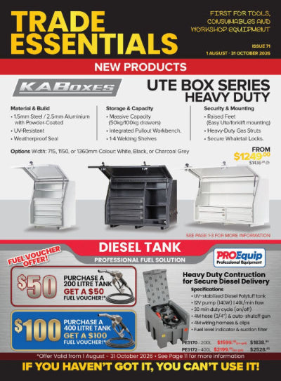 Trade Essential Flyer August-October  2026