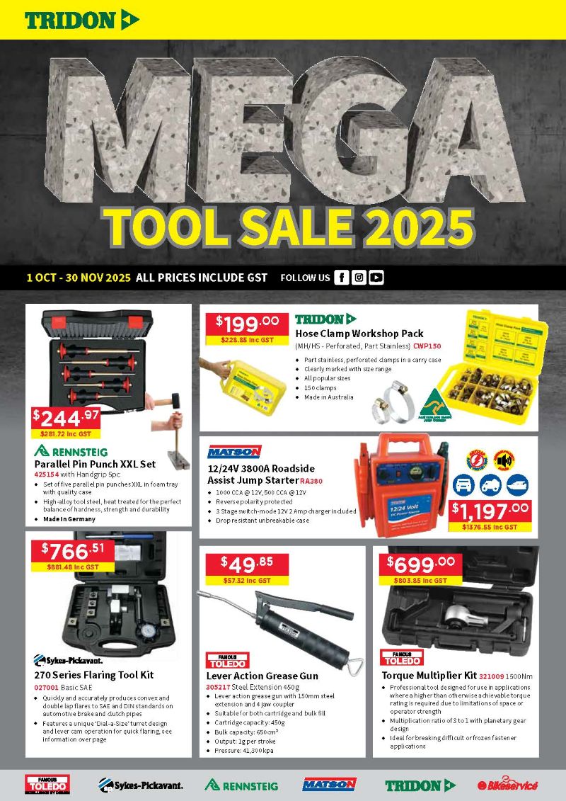 Promo Flyer Oct / Nov 2025