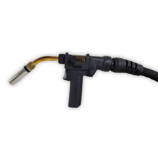 Strata 24V Air-Cooled Push-Pull Gun 8m with 45 deg Neck, 10K Wire Speed Control