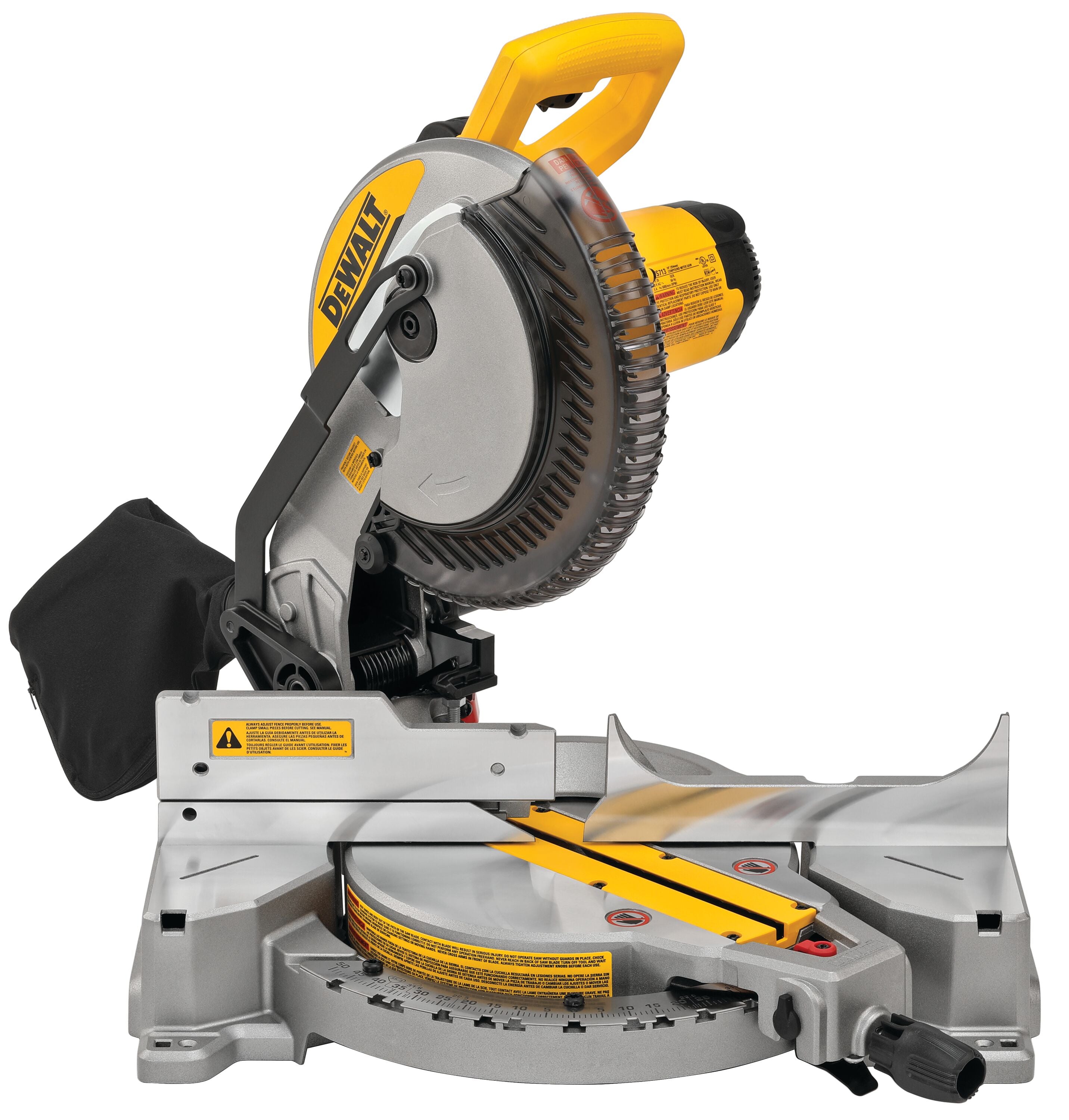 DeWalt 254mm Single Bevel Compound Mitre Saw