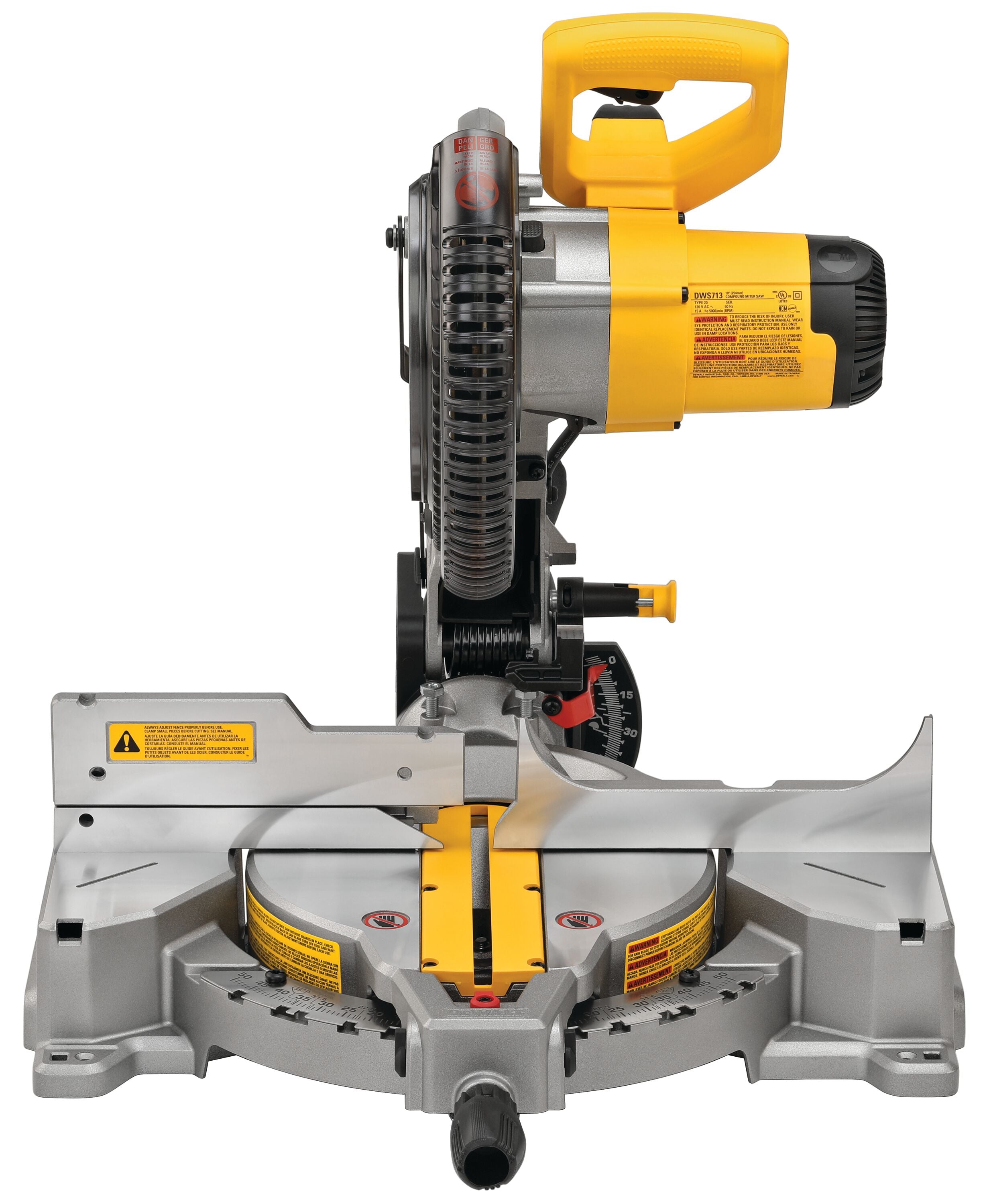 DeWalt 254mm Single Bevel Compound Mitre Saw