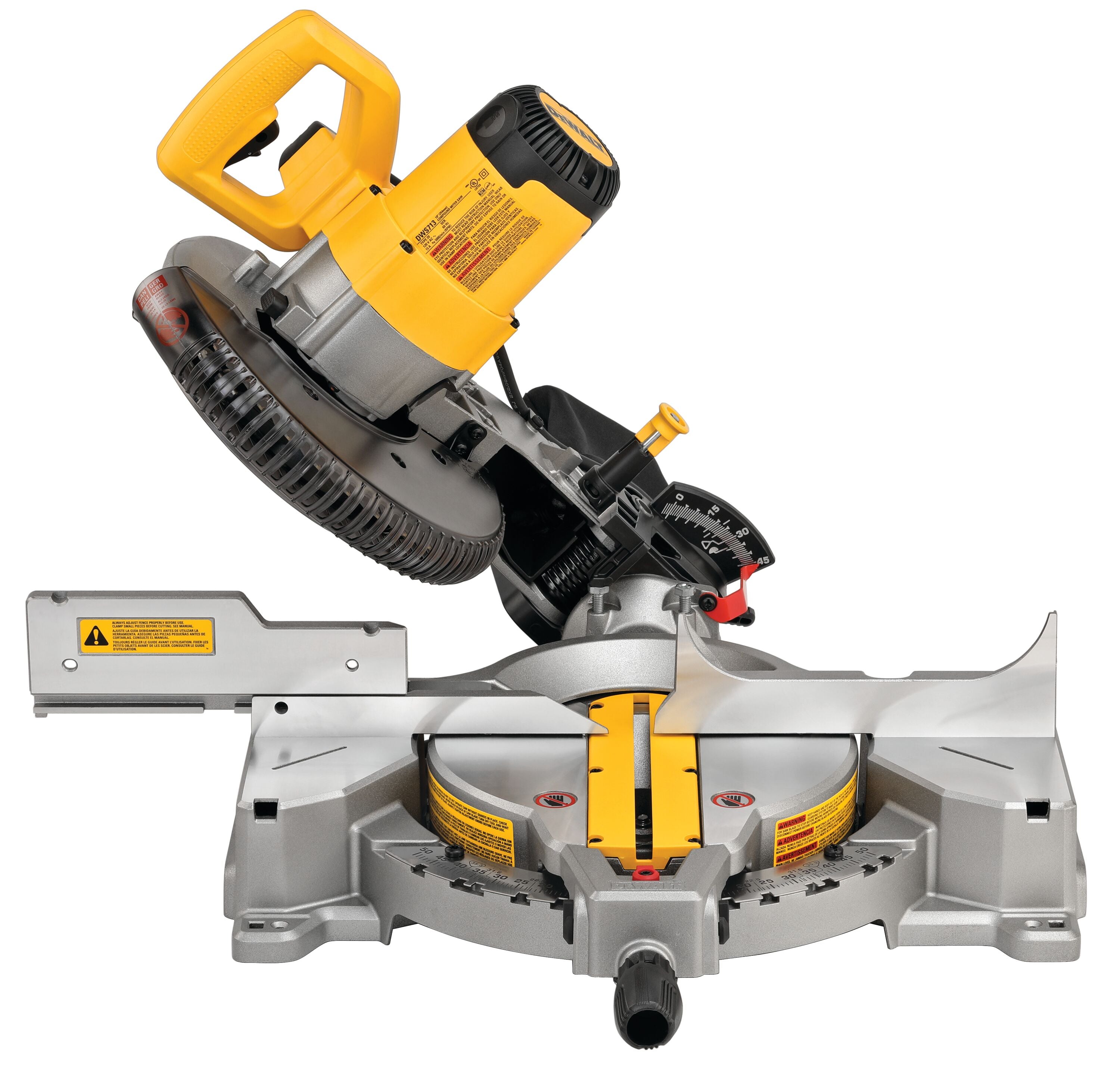 DeWalt 254mm Single Bevel Compound Mitre Saw